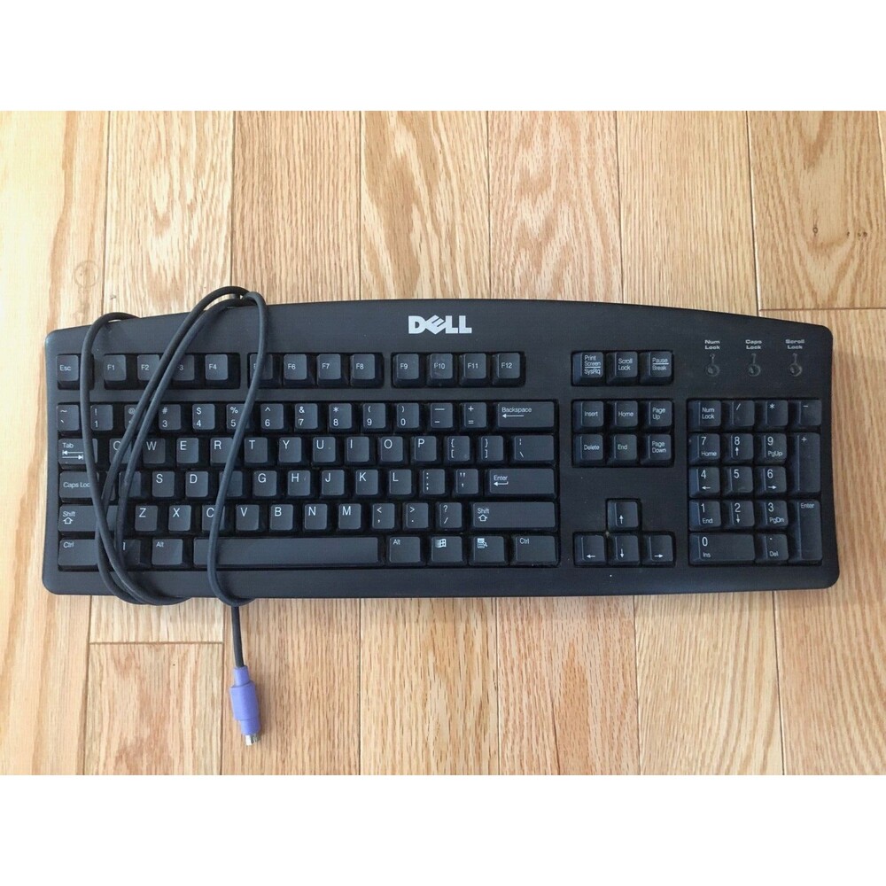Dell Clicky PS/2 Wired Computer Keyboard Model RT7D20‎